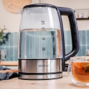 Electric kettle 1.7 L 2200 W borosilicate glass 360&deg; rotating base ThermoSense 340 Clear Transparent 170 Cecotec