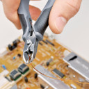 Elektronikas diagonālie griezēji, KNIPEX, 77 12 115 ESD, ESD aizsardzība, cietība 62 HRC, ergonomiski rokturi