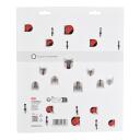 Šešiakampis raktas T-rankena 8 vnt KREATOR KRTH22005 Chrome vanadium