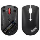 Lenovo ThinkPad USB-C juhtmevaba kompaktne hiir 4Y51D20848, 2.4 GHz, 4 nuppu, 2400 dpi, optiline sensor, ambidextrous disain