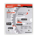 Pjovimo diskas  DABC 255/40 DAEWOO, 225mm, 25.4mm, 1.3mm, 40