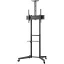 Goobay Grīdas statīvs 59508, 37-70", regulējams augstums, slīpums, melns
