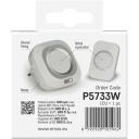 Emos Juhtmevaba uksekell P5733W, P5733W, 150m, 36 meloodiat, IP44, 110dB, 1x3V CR2032 kaasas, self-learning
