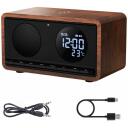 Manta Raadiokell RDI912B, 10W, Bluetooth 5.1, 2200mAh, FM raadio, termomeeter, must
