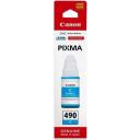 Canon Tindipudel GI-490 0664C001, 70ml, sinine, &uuml;hilduv PIXMA G1400, G2400, G3400