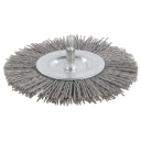 Nylon vadu birstes disks &Oslash; 110mm, POWERPLUS, POWACG1512, 4500 apgr./min