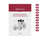 Nerūdijančio plieno presuotas kumpio gamintojas/spaudimo kumpio viryklė 3 kg su priedais BROWIN 313130