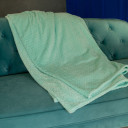 Pleds LIISA CORAL, 150x200cm, gaiši zaļš 85151 Allit