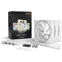 Be Quiet Arvutikorpuse ventilaator LIGHT WINGS WHITE BL100, 120mm, 70.53m&sup3;/h, 20.6dB(A), 3 ventilaatorit