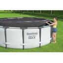 Bestway Накрытие для бассейна 58036 7354575, 305см, черный ПВХ, 0,22мм, крепежные веревки, дренажные отверстия