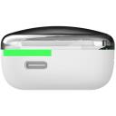 White Shark Belaidės ausinės GEB-TWS37 HYPERBEAT-W, 13mm, 32&Omega;, 102dB, Bluetooth 5.3, 4h, Type-C, JL6983