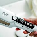 Adler Juuste sirgendaja AD 2325, 150&deg;C, 210&deg;C, 7 temperatuuri seadistust, 120W, LCD ekraan, valge
