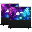 Elite Screens Projekcijas ekrāns F107XWH2, 107", 16:9, Melns, Alumīnijs, Grīdas statīvs