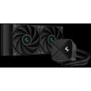 Deepcool Digitaalne vedeliku jahuti protsessorile LS520S ZERO DARK R-LS520-BKNNMM-G-1, 240 mm, 85,85 CFM, 32,9 dBA, 500-2250 RPM