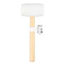 Guminis plaktukas 900g, KREATOR, KRTH90606, Galvos ilgis: 130 mm, Galvos plotis: 68 mm, Strypo ilgis: 260 mm