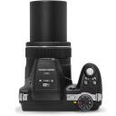 Kodak AZ528 must, AZ528BK, 16.35MP, 52x, 3" LCD, Wi-Fi, O.I.S., 240 kaadrit (CIPA), f/2.8-5.6