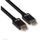 Club3D HDMI кабель на HDMI 1м CAC-1371, 48 Гбит/с, 10K 120Hz, 2.1, черный, прямой разъем, позолота