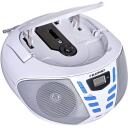 Blaupunkt BB7WH portatīvā stereo sistēma, 2.4 W, FM, pelēka, MP3 atskaņo&scaron;ana, digitālais PLL, LCD displejs, 20 iecienītās stacijas