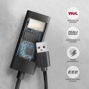 Axagon V&otilde;rguadapter ADE-AR 1000 Mbit/s, USB 3.2 Gen 1, Realtek RTL8153, RJ-45, Plug and Play, must