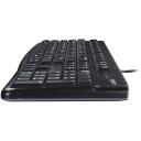 Logitech Klaviatuur K120 920-002479 USB, 1.5 m kaabel, QWERTY, must, t&auml;issuuruses, madala profiiliga, pritsmekindel kuni 60 ml