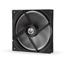 Endorfy Ventilaator EY4A003, 140 mm, 1800 RPM, 250 RPM, 0.4 A, 12 V, 1 ventilaator, must, FDB, vibratsiooniisolatsioonis&uuml;steem