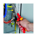 Ūdens sūknē&scaron;anas knaibles, ALLIGATOR&reg;, 88 06 250 SB, hromētas, izolētas rokturi līdz 1000 V, 9 pozīciju regulē&scaron;ana, 50 mm diametrs