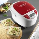Tefal Multicooker RK705138, 600 W, 5 L, Красный/Белый, 12 программ, LED дисплей