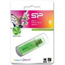 Silicon Power Helios 101 SP008GBUF2101V1N, 8 GB, USB Type-A, Zaļ&scaron;, Alumīnijs, RoHS, Plug and Play