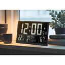 Muse Sienas Pulkstenis M-160 WMC, 42.1cm, 29cm, LCD, akumulators, datums, temperatūra, mitrums rādījums, sienas stiprinājums