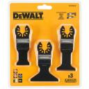Dewalt Multi-Tool Zāģu Asmeņu Komplekts DT20760-QZ, 3 gab., Bi-Metāls, Universāla Montāža, U formas Interfeiss