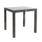 Aiamööbli komplekt WICKER laud ja 2 tooli, tumepruun värvus K133481 HOME4YOU