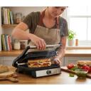Eldom GK200 GRILO kontaktinis grilis, 2000 W, 230 &deg;C, 1 zona, nerūdijantis plienas, LED ekranas, reguliuojamas termostatas