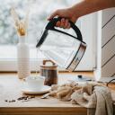 Adler Elektriline veekeetja MS 1307, 1.8 L, 1500 W, 220-240 V, 50-60 Hz, roostevaba teras, klaas, automaatne v&auml;ljal&uuml;litus