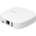 Aeotec Smart Hub 2 GP-AEOHUBV4EU, Wi-Fi, ZigBee 3.0, Bluetooth LE, balts, LED indikatori, sienas montāža