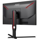AOC monitor 25G3ZM/BK, 24.5", VA, FHD, 240 Hz, 1 ms, 1920 x 1080, 300 cd/m&sup2;, 2xHDMI, must/ punane