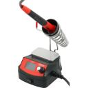 Yato lodē&scaron;anas stacija YT-82500, 18 V, 100 W, temperatūras diapazons 90-500&deg;C, precizitāte &plusmn;2&deg;C, 3 atmiņas kanāli, krāsu displejs