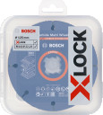 X-LOCK Starter Kit 125 mm komplekts, Mazām leņķa slīpma&scaron;īnām PRO CUTTING AND GRINDING SET, 2608619374, BOSCH