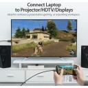 Vention Video kaabel adapter CGUBG 1.5m, USB Type-C, HDMI, 3840 x 2160, 30Hz, 3 kaitsetaset, must