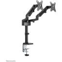 Neomounts stiprinājuma roka DS70-750BL2, 17-27", 7 kg, VESA 75x75/100x100 mm, gāzes atsperes augstuma regulē&scaron;ana, melna