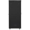 Lanberg seisva rack-kapp 19 tolli 47U FF01-8247-12BL, 800mm, 1200mm, 1200kg, 8 ventilaatori pesa, LCD termostaat, IP20