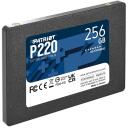 Patriot SSD P220 МОДЕЛЬ P220S256G25, 256GB, SATA, скорость записи 490 MB/s, скорость чтения 550 MB/s, TBW 120 TB