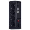 Cyberpower UPS sistēma VP700ELCD, 700 VA, 390 W, Akumulators, 1 x IEC 60320 C14, 4 izejas, AVR, LCD displejs