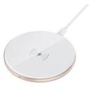 Devia juhtmevaba laadija 120EA2320002, 10W, USB, Qi &uuml;hilduv, valge
