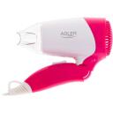 Adler juuksekuivati AD 2259, 1200 W, 2 temperatuuri seadistust, valge/roosa, kontsentrator