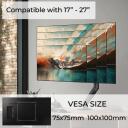 Maclean monitori hoidik MC-906, 17" - 27", 7 kg, k&auml;sitsi k&otilde;rguse reguleerimine, VESA 75 x 100 mm, must
