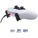 Subsonic Lādētājs SA5601, 3m, USB-C, PS5/Xbox/Switch, mīksta tehnoloģija, LED indikators