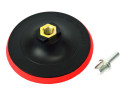 Polishing pad backing base with drill adapter 125 mm M14×2 G00322 GEKO