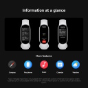 Viedais fitnesa aproce ar AMOLED ekrānu ūdensizturīgu korpusu un Bluetooth savienojumu Smart Band 10 Midnight Black BHR07PYGL Xiaomi