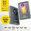 Easypix Skaitmeninė kamera 20212, 64MP, 18x, 2,8", Li-ion, CMOS, USB, 1/4000, JPEG, Autofokusas, Integruota blykstė