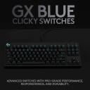 Logitech Juhtmega m&auml;nguklaviatuur G Pro 920-009392, 1.8m, mehaaniline, GX Blue, LIGHTSYNC RGB, 26 klahvi rullimine